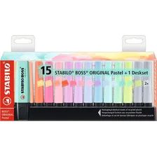 Marca Texto Stabilo Boss Deskset Com 15 Cores Pastel Foto mini 2