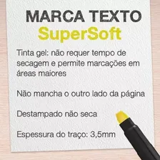 Marca Texto Supersoft Gel Amarelo - Faber Castell Foto mini 3
