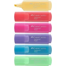 Marca Texto Textliner Pastel 46 - 6 Cores - Faber Castell Foto mini  3