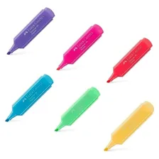 Marca Texto Textliner Pastel 46 - 6 Cores - Faber Castell Foto mini 4