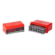 Marcador Alfabeto 3mm 27 Peças Pino/ Punção/marcação Rocast Foto mini 1