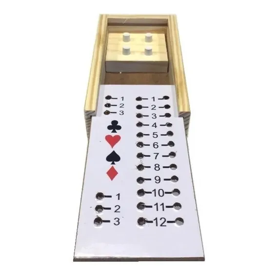 Marcador Baralho Truco Com Estojo Porta Cartas Foto 1