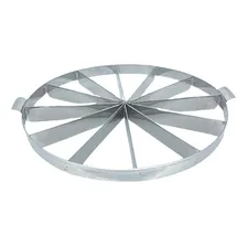 Marcador De Fatias De Bolos Tortas Pudim 10 Pedaços Em Inox Foto mini 2
