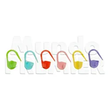 Marcador De Ponto Plastico Croche Alfinete 100 Unidades Foto mini 4