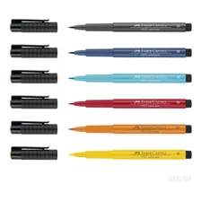 Marcador Faber Castell Pitt Manga Shonen X6 Marcadores Brush Foto mini 2