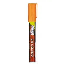 Marcador Giz Liquido 6mm Laranja Gz0614 Brw Foto mini 1
