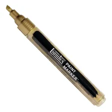 Marcador Liquitex Paint Marker Fine Iridescent Antique Gold Foto mini 1