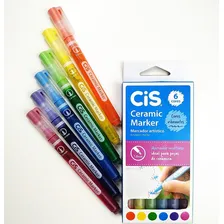 Marcador Multiuso 1.0mm Cis Ceramic Marker 6 Cores - Cis Foto mini 1