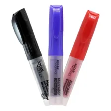 Marcador Para Quadro Branco Recarregável Refil Jocar Office Cor Preto Foto mini 2