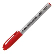 Marcador Permanente Vermelho 2.0mm Cd / Metal 12 Un. Pilot Foto mini 1