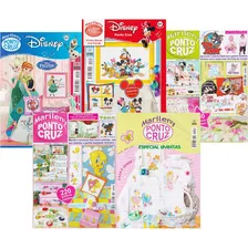 Marileny Ponto Cruz Kit 5 Revista Ponto Cruz Tema Infantil Disney Anime Foto mini 1