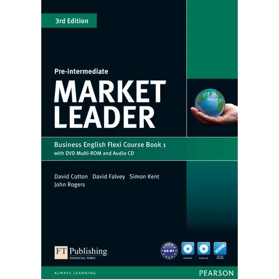 Market Leader 3Rd Edition Extra - Course Book/Practice File Flexi A Pre-Intermediate, de Cotton, David. Market Leader Editorial Pearson English, capa mole em inglês, 2015 Foto 1