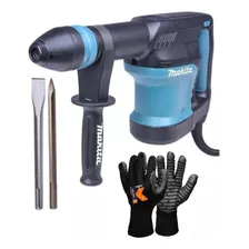 Martelete 5kg Makita Hm0870c 220v Ponteiro Talhadeira Luva Cor Azul-turquesa Foto mini 1