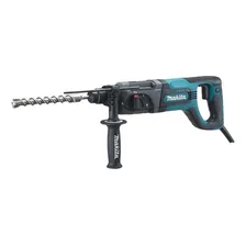 Martelete Combinado Makita 24 Mm Hr2475 + Maleta Cor Azul 110v Foto mini  2