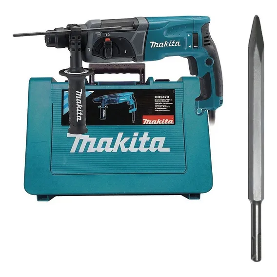 Martelete Combinado Sds Hr2470 800w Makita + Kit Ferramentas 110v Foto 1