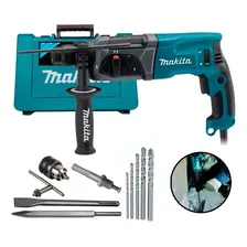 Martelete Makita Profissional HR2470 Azul 800W 220V Foto mini 3