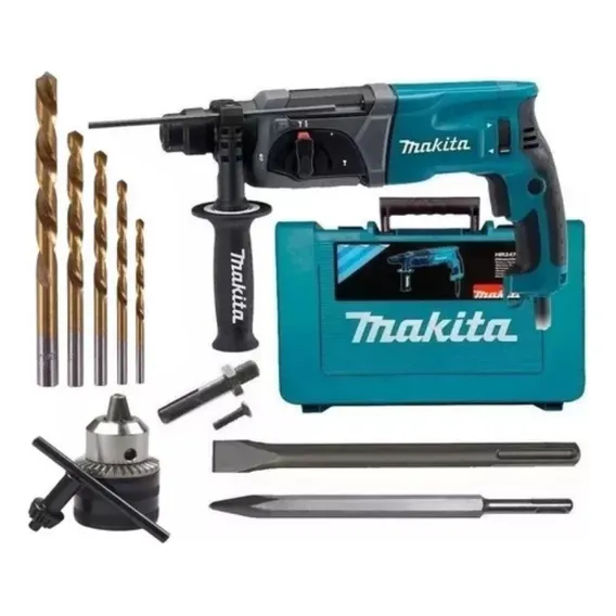 Martelete Makita Profissional HR2470 Azul 800W 220V Foto 1
