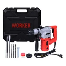 Martelete Perfurador Rompedor Impacto Sds Plus 900w Worker Foto mini  3