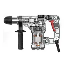 Martelete Sds Plus 1050w Wesco Ws3162k Cor Esverdeado 220V Foto mini  2