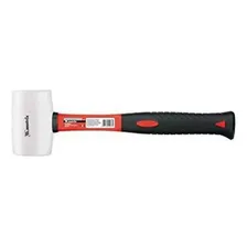 Martelo Borracha Branca 450g Cabo Fibra De Vidro Mtx 111969 Foto mini 1