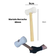 Martelo De Borracha Profissional P/ Azulejista Construçao Foto mini  3