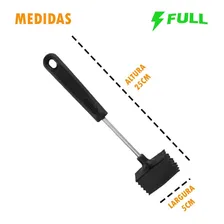 Martelo Para Carne Em Inox 25 Cm Preto - Unihome Foto mini 2
