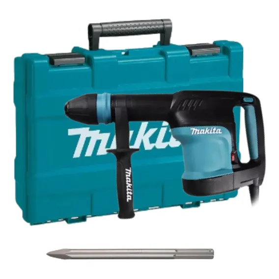 Martelo Rompedor Hm 0870 Sds Max Com Ponteiro Makita Cor Azul 220v Foto 1