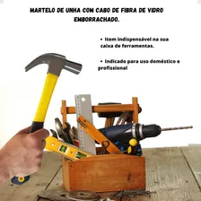 Martelo Unha Cabo Emborrachado 23mm Profissional E Doméstico Foto mini  2