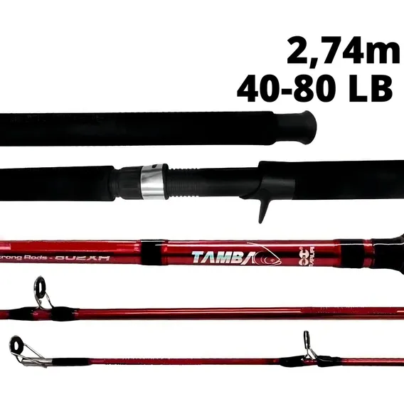 Maruri Tamba TA-C902XH vara pesca carretilha 40-80lbs Foto 1