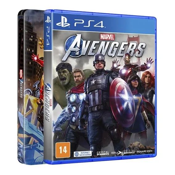 Marvels Avengers Steelbook Edition - Ps4 - Playstation - Edição de Colecionador - Física Foto 1