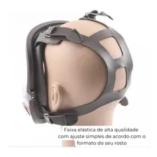 Máscara 6800 facial completa com máscara de filtro 5n11 com carvão ativo Foto mini 4