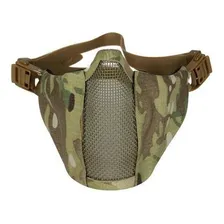 Mascara Airsoft Feasso Fja-122 Multicam Cor Areia/verde Foto mini  3