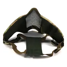 Mascara Airsoft Tecido Tela Conforto Varias Cores Cor Preto Foto mini  3