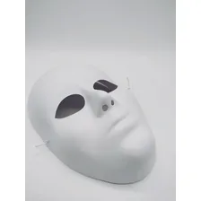Mascara Alien Meia Face Festa Fantasia Haloween. Cor Branco Foto mini 4