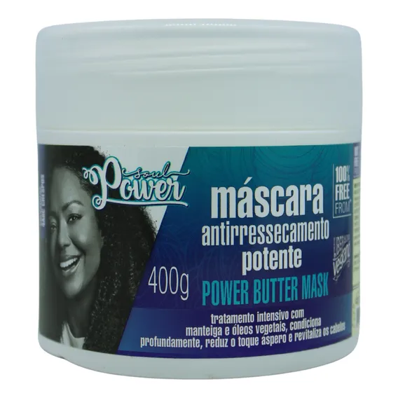 Máscara Anti-ressecamento Potent Soul Power Butter Mask 400g Foto 1