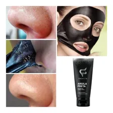 Máscara Argila Preta Limpeza Facial Remove Cravos Fashion Tipo de pele Mista Foto mini  3