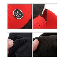 Mascara Balaclava Neoprene Motoqueiros Bike Militar Tática Cor Vermelho Foto mini 4