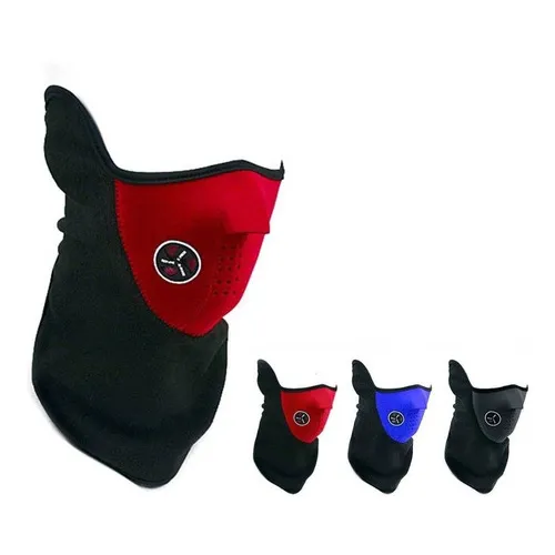 Mascara Balaclava Neoprene Motoqueiros Bike Militar Tática Cor Vermelho Foto 1