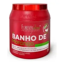 Máscara Banho De Verniz Morango Forever Liss 1kg Foto  mini 1