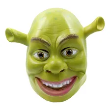 Máscara Batman De Borracha De Alta Qualidade, Máscara De Cos Cor Preto Shrek Foto mini 1