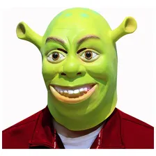 Máscara Batman De Borracha De Alta Qualidade, Máscara De Cos Cor Preto Shrek Foto mini 2