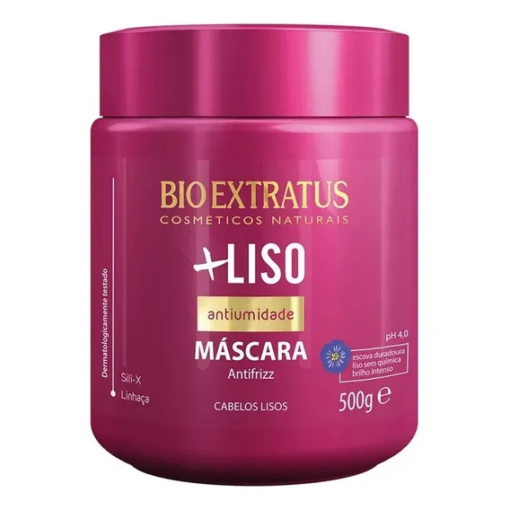 MÔscara Bio Extratus Mais Liso Hidratação E Restauração 500g Foto 1
