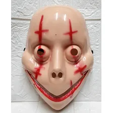 Máscara Boneco Assassino Terror Sangue Halloween Cosplay Cor Bege-Sangue Foto mini 4