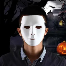 Máscara Bonitão Fantasia Branca Teatro Sem Face Carnaval Cor Branco Jabbawockeez Hip Hop Foto mini 3