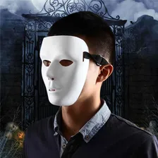 Máscara Bonitão Fantasia Branca Teatro Sem Face Carnaval Cor Branco Jabbawockeez Hip Hop Foto mini 4