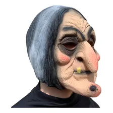 Máscara Bruxa Velha Assustadora - Terror Halloween Foto mini 4