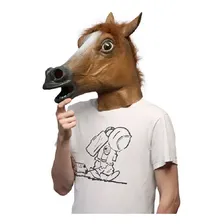 Mascará Cabeça De Cavalo Fantasia Cosplay Foto mini 2