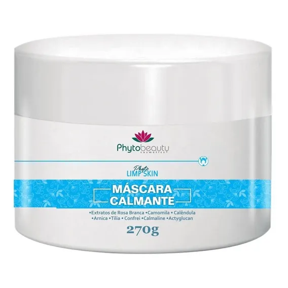 M谩scara Calmante P贸s Limpeza De Pele Camomila E Rosas Branca Foto 1
