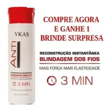 Máscara Capilar Anti Emborrachamento 3 Minutos Ykas 300ml Foto mini 3