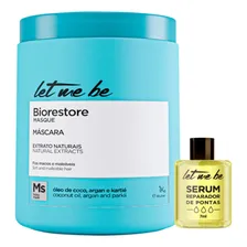 Máscara Capilar Hidratação Biorestore 1 Kg Let Me Be Foto mini 1